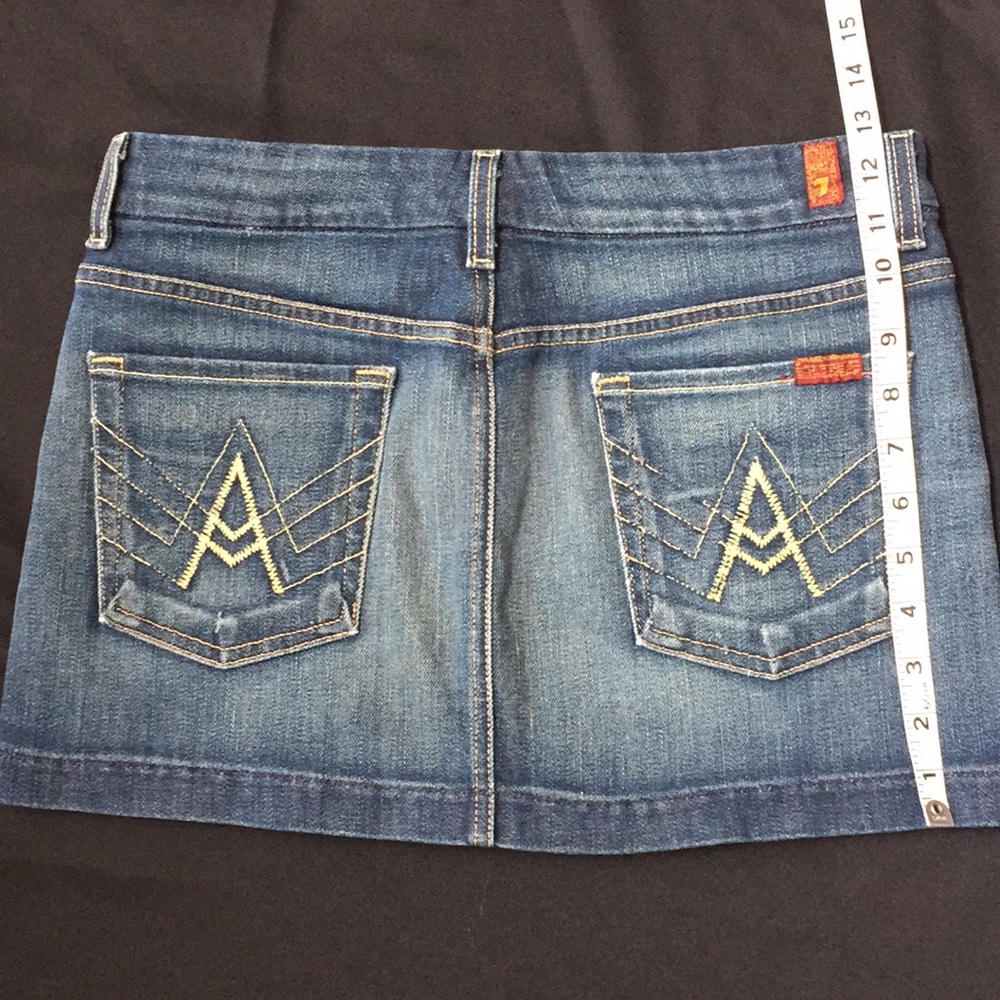 7 For All Mankind Denim Skirt